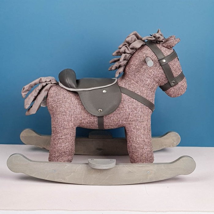 راکر اسب چوبی رنگ بنفش کد AF300218