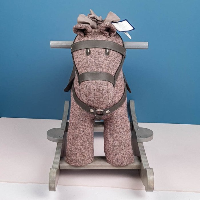 راکر اسب چوبی رنگ بنفش کد AF300218