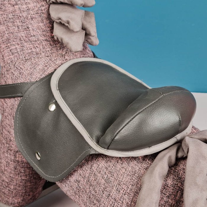 راکر اسب چوبی رنگ بنفش کد AF300218