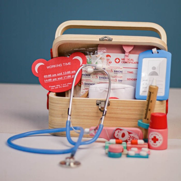 اسباب بازی کیف پزشکی چوبی کد JHTOY352