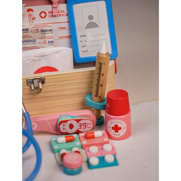 اسباب بازی کیف پزشکی چوبی کد JHTOY352