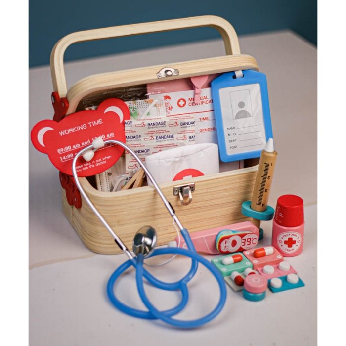 اسباب بازی کیف پزشکی چوبی کد JHTOY352
