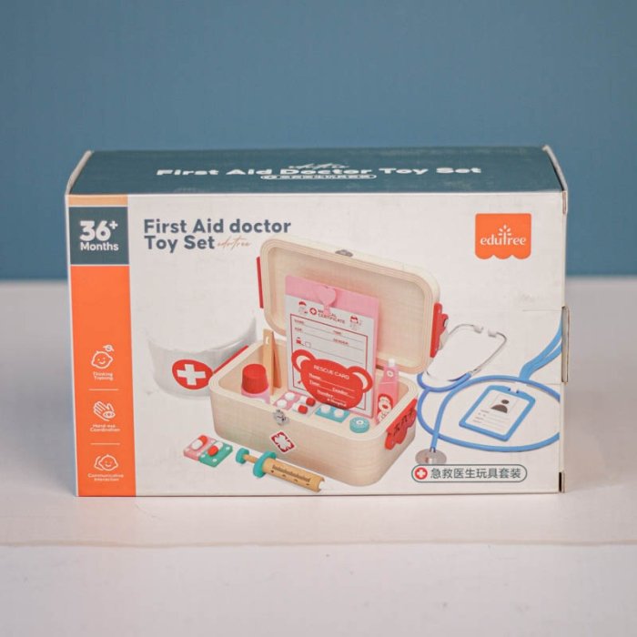 اسباب بازی کیف پزشکی چوبی کد JHTOY352