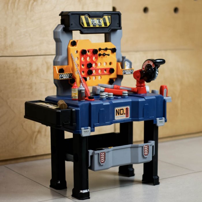 اسباب بازی میز ابزار کیفی با وسایل 65 تکه کد 8035B