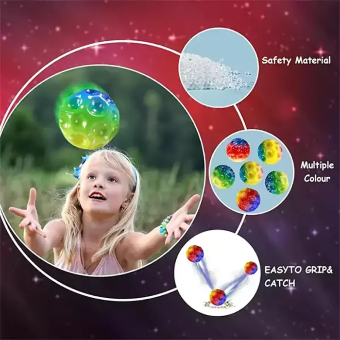 توپ شیطونک ضد جاذبه مدل رنگین کمانی کد  7113336