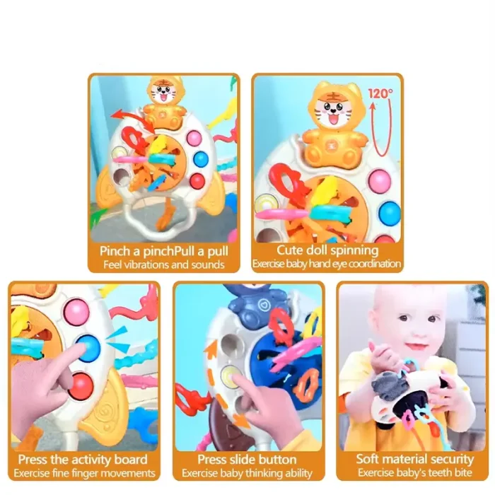 اسباب بازی بیزی بال طرح موشک کد YD75023