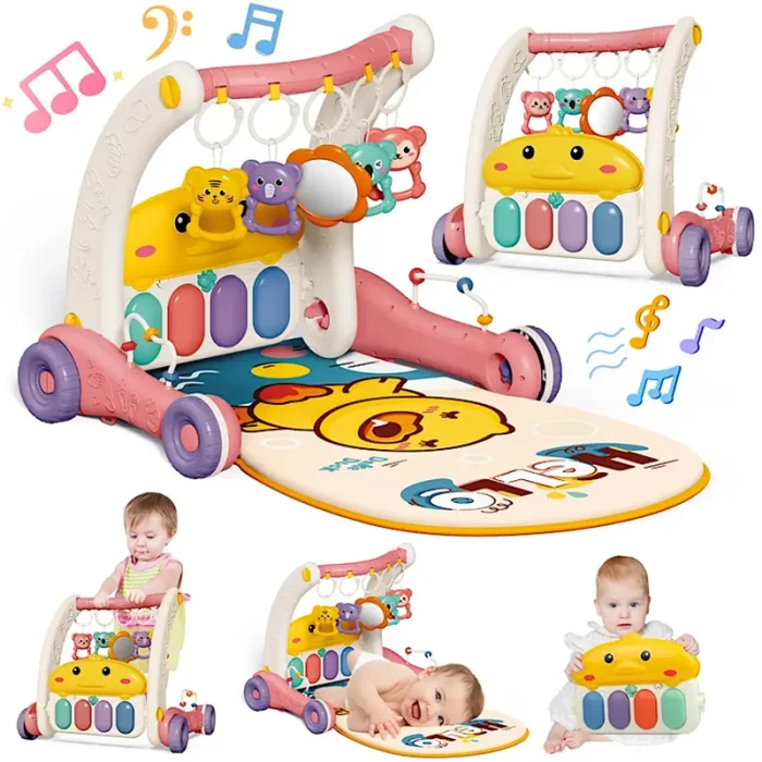 واکر و فرش بازی موزیکال کودک 2 در 1 کد ZY1668085