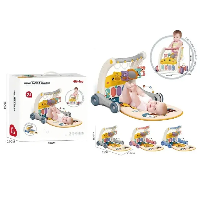 واکر و فرش بازی موزیکال کودک 2 در 1 کد ZY1668085