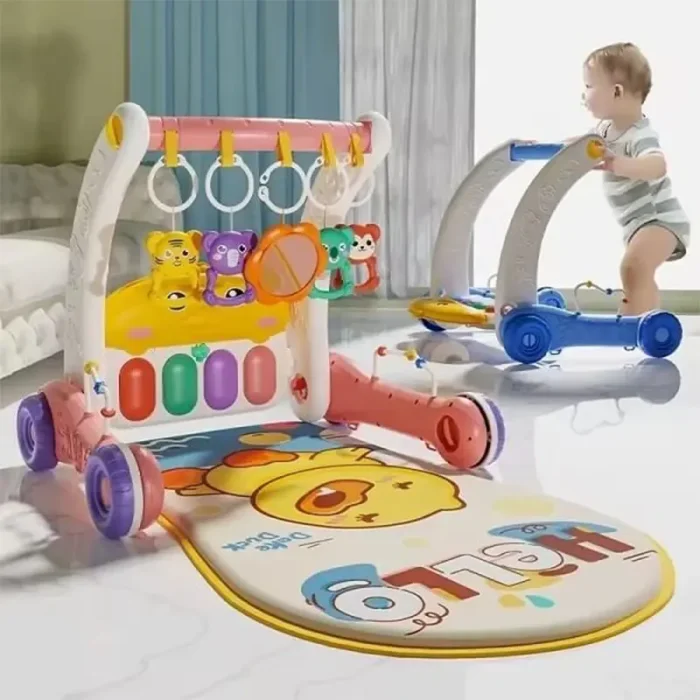 واکر و فرش بازی موزیکال کودک 2 در 1 کد ZY1668085