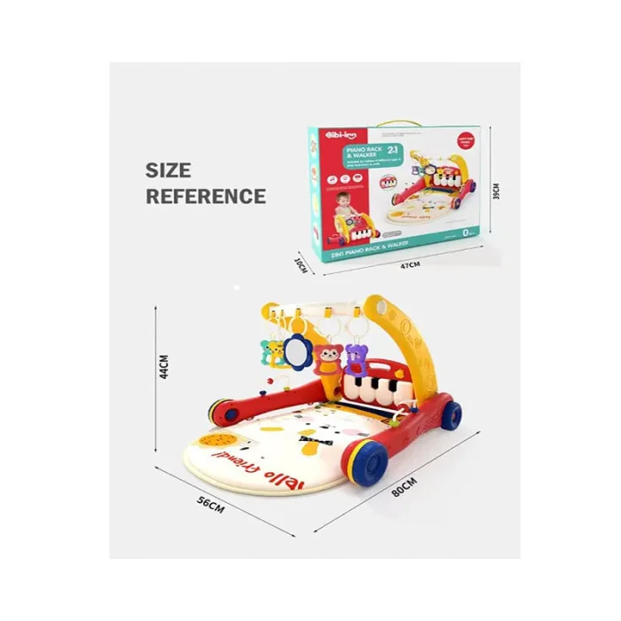 واکر و فرش بازی موزیکال کودک 2 در 1 کد ZY1655503