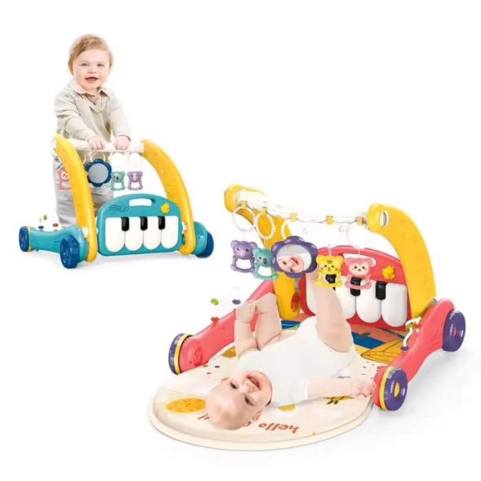 واکر و فرش بازی موزیکال کودک 2 در 1 کد 6014