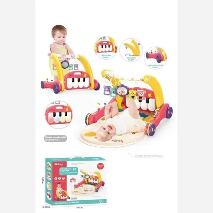 واکر و فرش بازی موزیکال کودک 2 در 1 کد ZY1655503