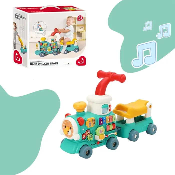 واکر چندکاره موزیکال طرح قطار کد ZY1851084