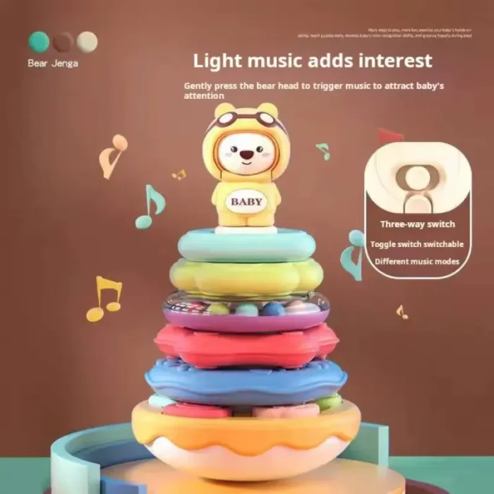 حلقه هوش تعادلی موزیکال طرح خرس کد 3603