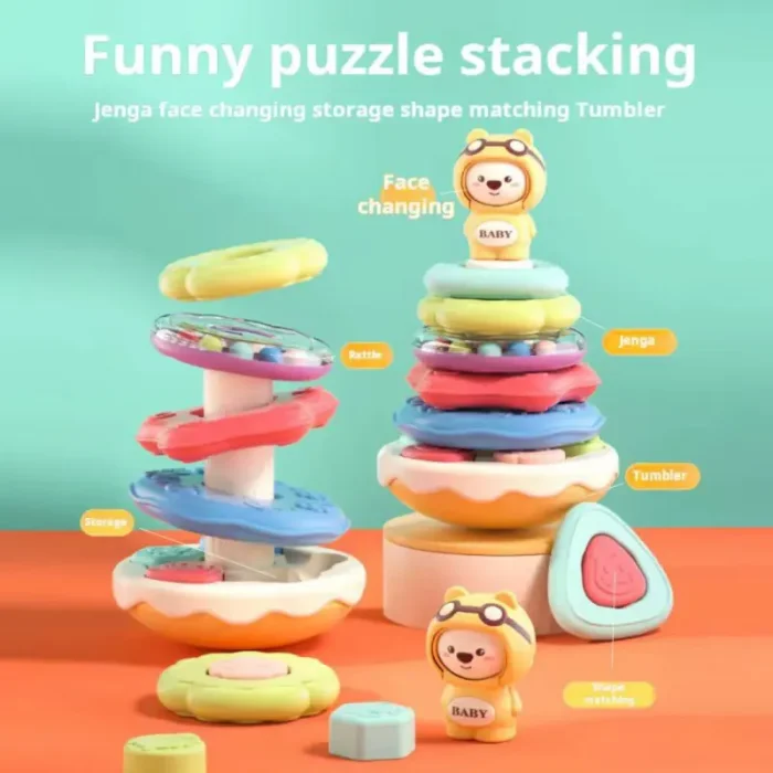 حلقه هوش تعادلی موزیکال طرح خرس کد 3603