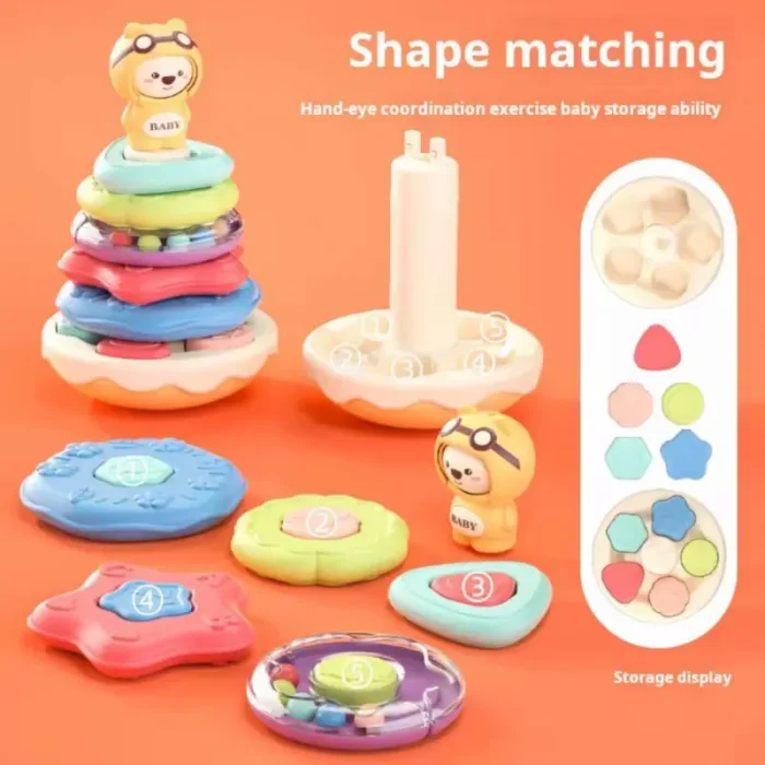 حلقه هوش تعادلی موزیکال طرح خرس کد 3603