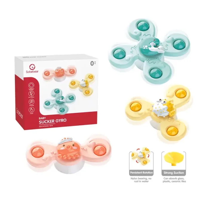 اسپینر چسبونکی 3 عددی مدل حیوانات دریایی کد 908887