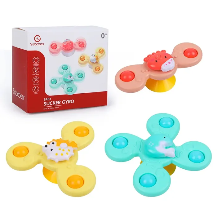 اسپینر چسبونکی 3 عددی مدل حیوانات دریایی کد 908887