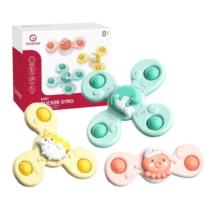 اسپینر چسبونکی 3 عددی مدل حیوانات دریایی کد 908887