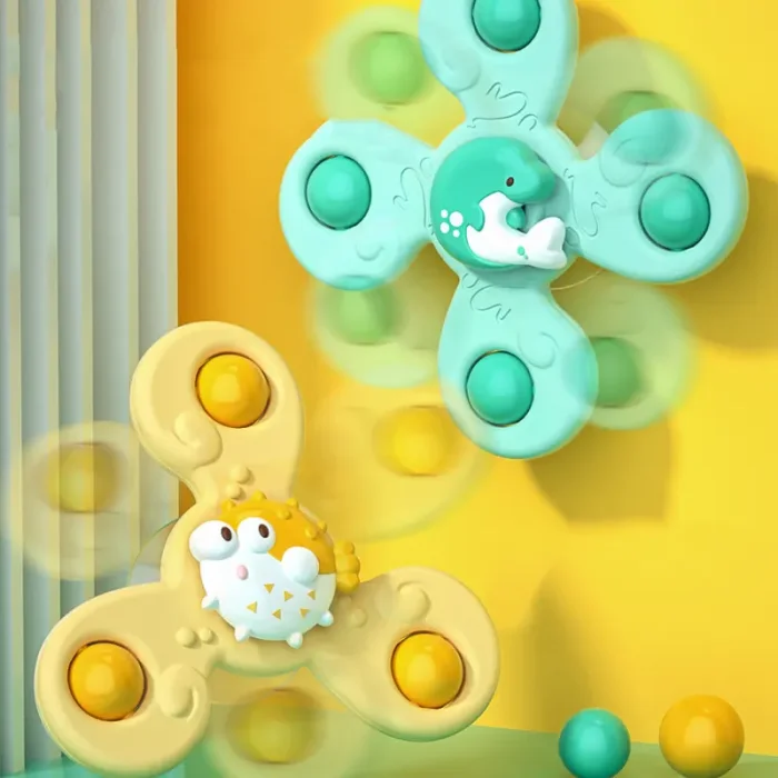 اسپینر چسبونکی 3 عددی مدل حیوانات دریایی کد 908887