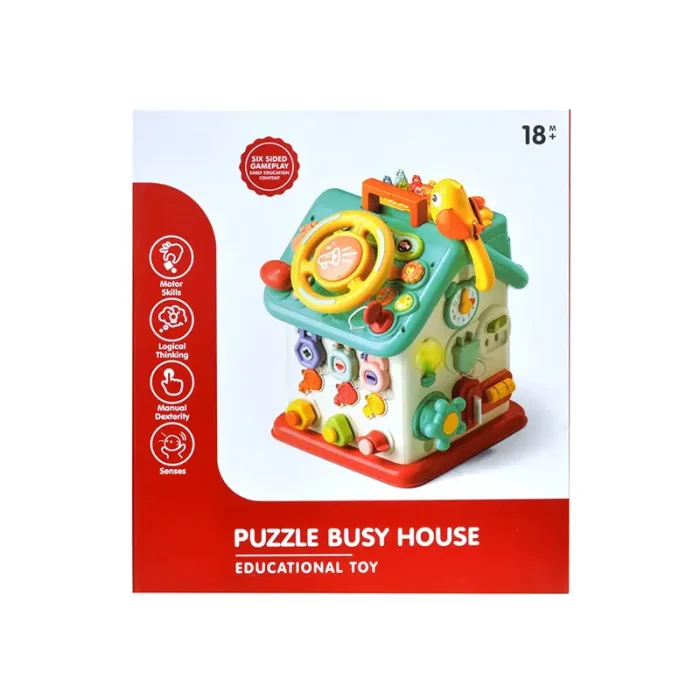 اسباب بازی مکعب هوش طرح خانه کد ZY1800407