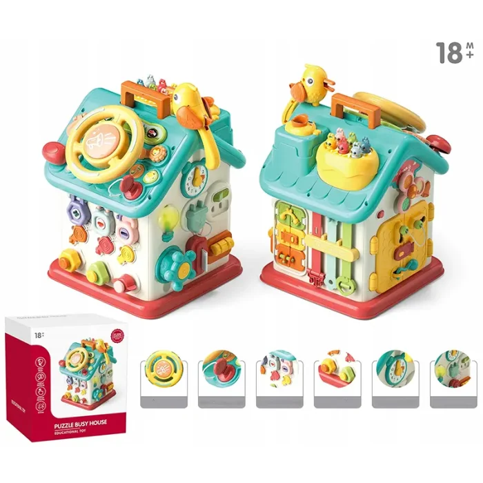 اسباب بازی مکعب هوش طرح خانه کد ZY1800407