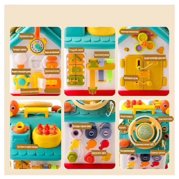 اسباب بازی مکعب هوش طرح خانه کد ZY1800407