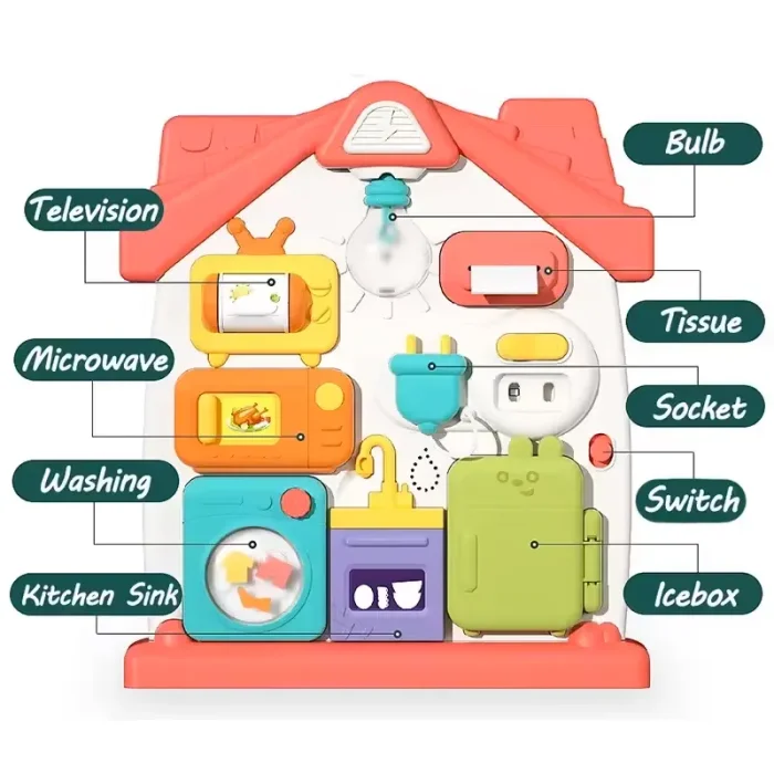 بیزی برد آموزشی مدل خانه کد ZY1721687