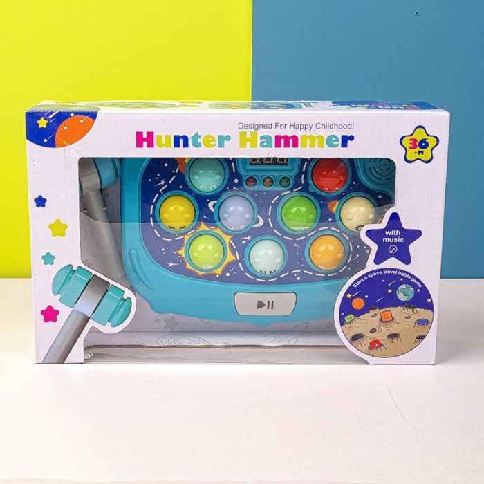 اسباب بازی موزیکال چکش شکارچی HUNTER HAMMER کد P/05/A
