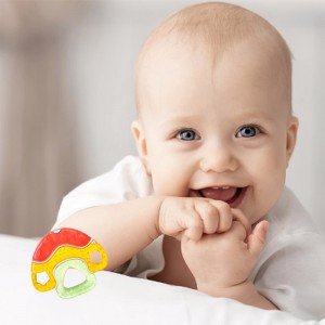 دندانگیر مایع دار نوزاد قارچ قرمز Kidsme مدل 9499