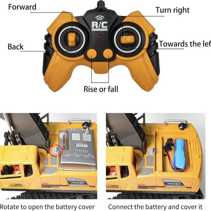 اسباب بازی بیل مکانیکی کنترلی کد 689809