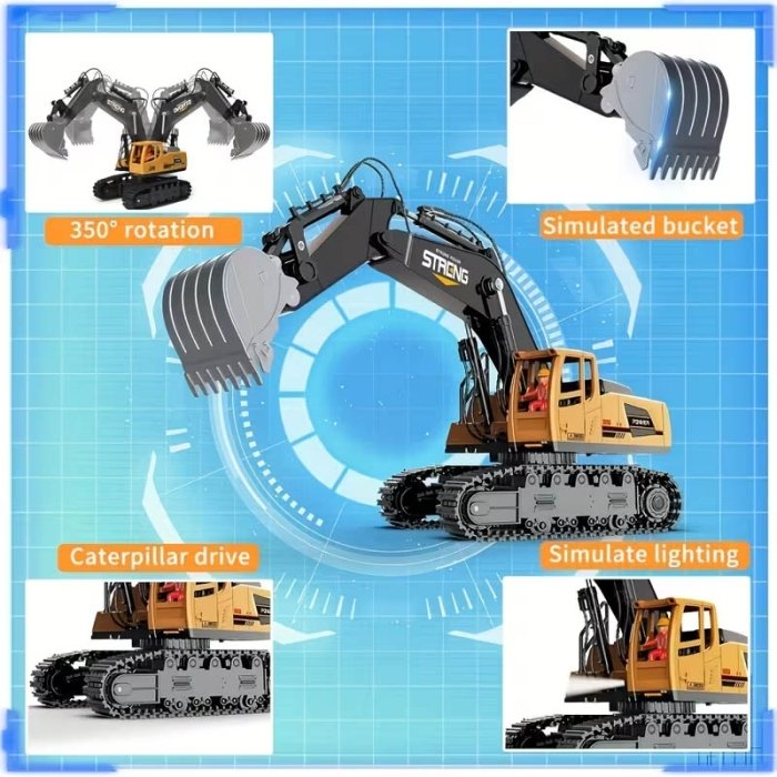 اسباب بازی بیل مکانیکی کنترلی کد 689809