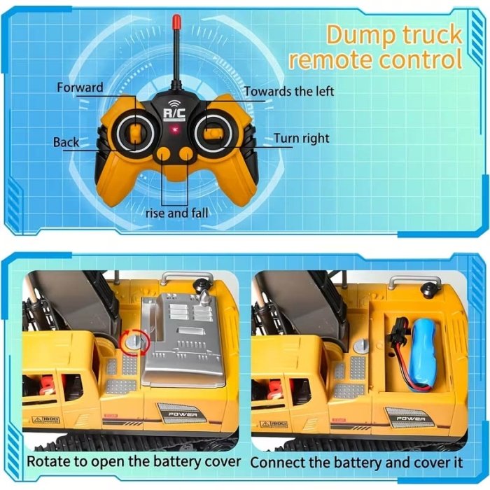 اسباب بازی بیل مکانیکی کنترلی کد 689809