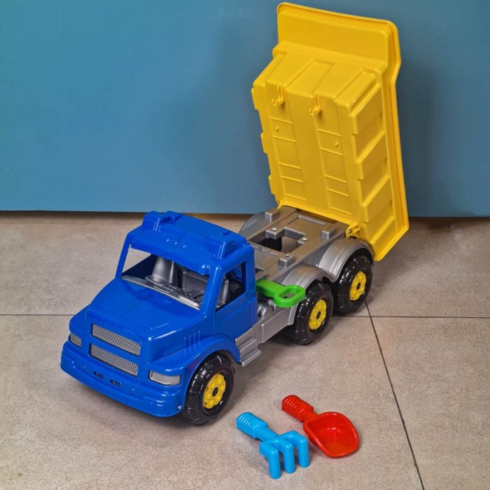 کامیون اسباب بازی خاکریز Maxi Truck آبی کد 6902F8
