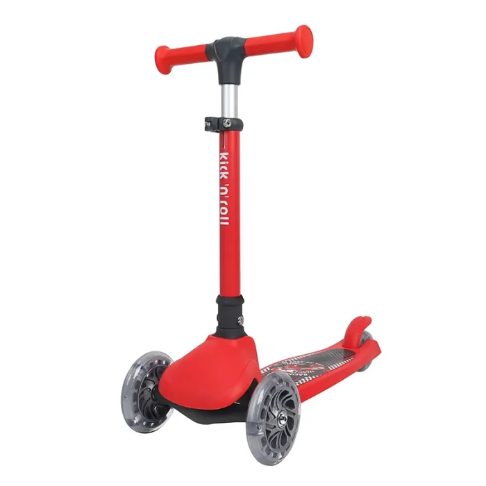 اسکوتر کودک تاشو کیک اند رول Kick and roll Scooter رنگ قرمز کد P/K4/GH
