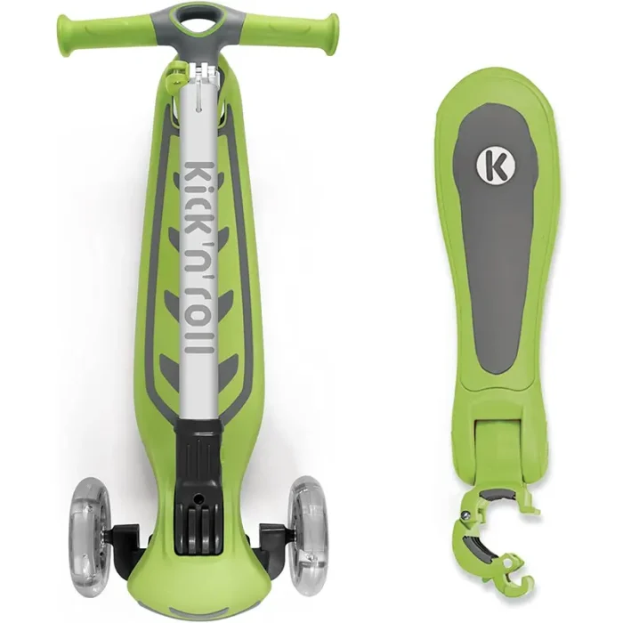 اسکوتر کودک تاشو کیک اند رول Kick and roll Scooter رنگ مشکی طلایی کد P/S6/ME