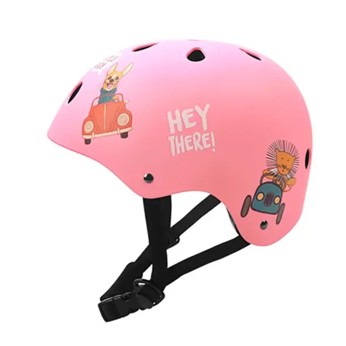 کلاه ایمنی کیک اند رول Kick and roll Scooter سایز S رنگ صورتی کد P/H1/SU