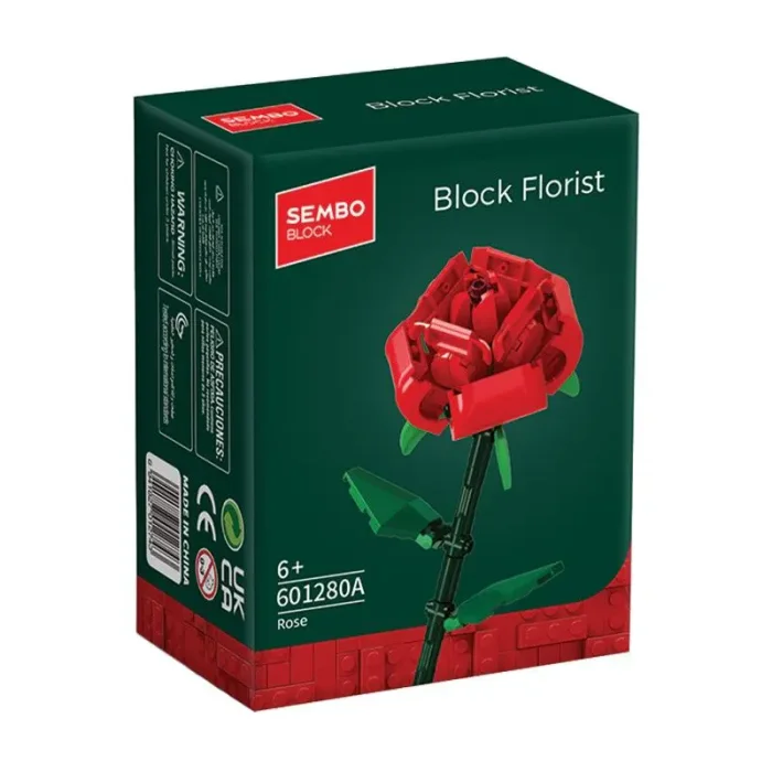 لگو آیکون مدل گل شاخه ای 95 تکه مدل رز کد 601280A