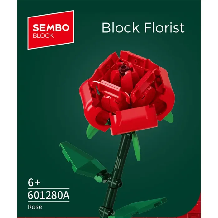 لگو آیکون مدل گل شاخه ای 95 تکه مدل رز کد 601280A