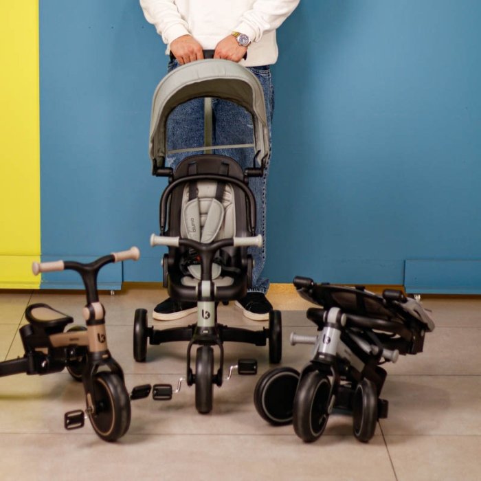سه چرخه کودک 8 در 1 کیکابو مدل آلوما  Kikkaboo Aluma کد 2231