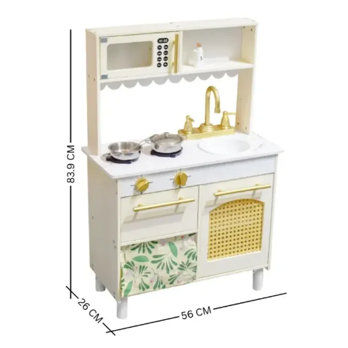 آشپزخانه چوبی کودک طرح ایکیا رنگ سفید کد 6154097