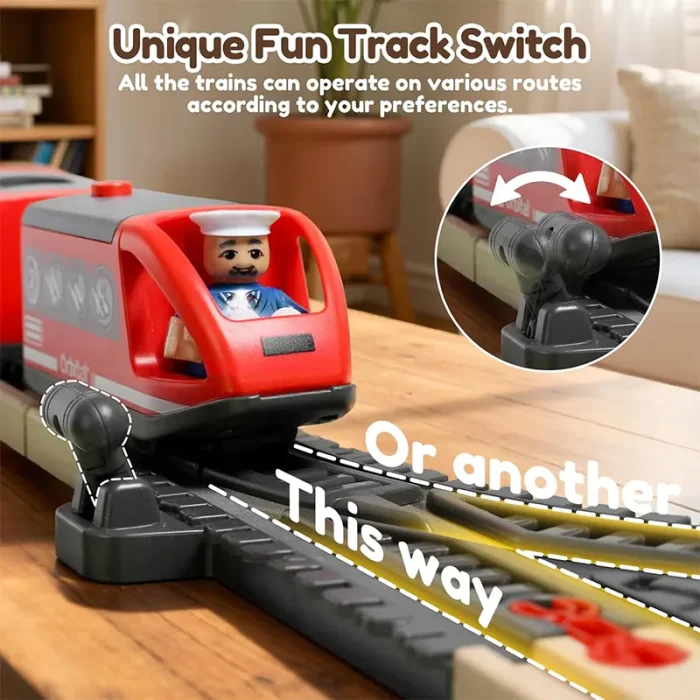 میز بازی چوبی مدل ریل قطار کد FBTS001