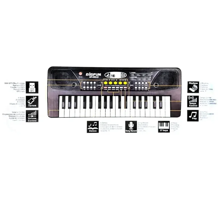 اسباب بازی ارگ بیگ فان مشکی کد BF430A2