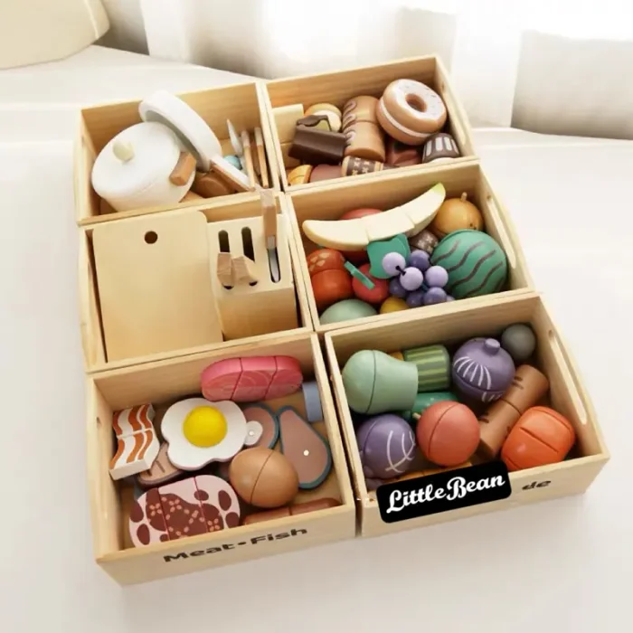 اسباب بازی استند سوپرمارکت چوبی کد KMLJ2406151