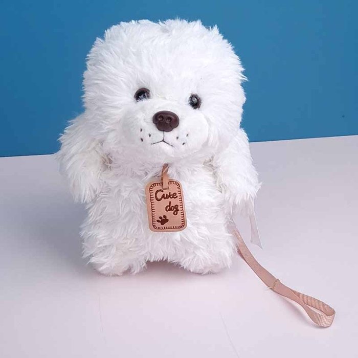 عروسک سگ پولیشی سفید کد 666217
