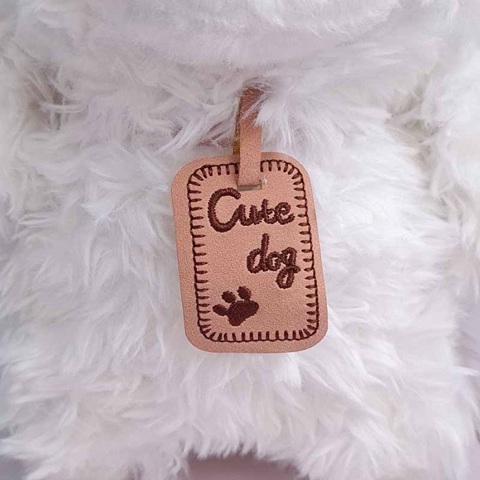 عروسک سگ پولیشی سفید کد 666217