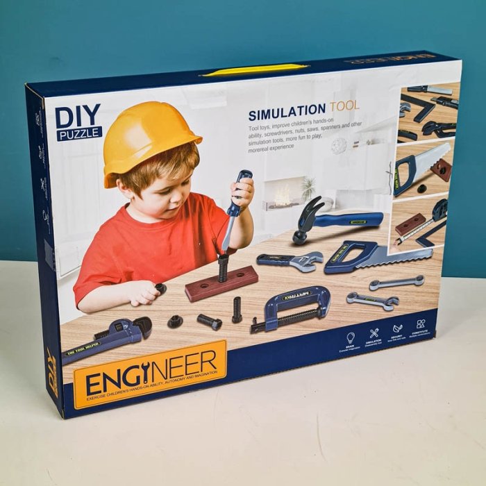 ست ابزار 15 تکه با کلاه ایمنی کد MT23