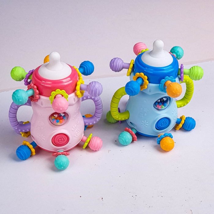 اسباب بازی بیزی بال 5 در 1 طرح شیشه شیر کد 022A