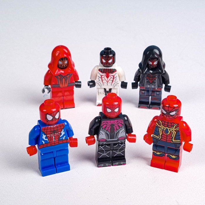 مینی فیگور 6 عددی طرح اسپایدرمن کد 22639