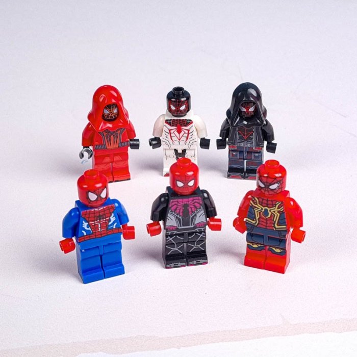 مینی فیگور 6 عددی طرح اسپایدرمن کد 22639